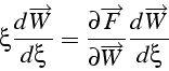 \begin{displaymath}
\xi\frac{d\overrightarrow{W}}{d\xi}=\frac{\partial\overright...
...F}}{\partial\overrightarrow{W}}\frac{d\overrightarrow{W}}{d\xi}\end{displaymath}