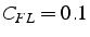 $C_{FL}=0.1$