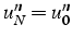 $u_{N}^{n}=u_{0}^{n}$