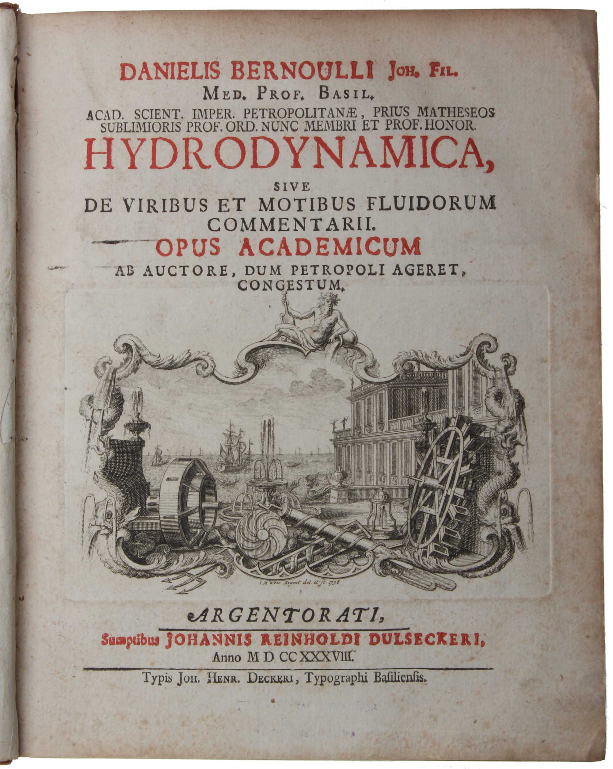 premier traité d’hydrodynamique