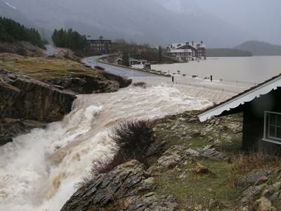 crue de rivière
