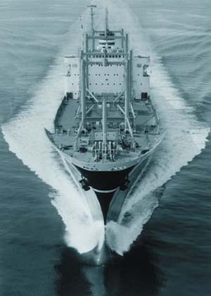 sillage d’un navire