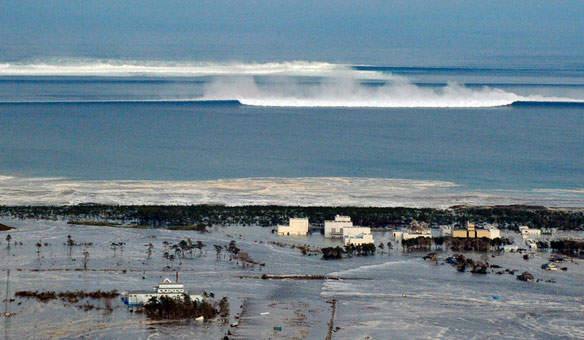 tsunami au japon
