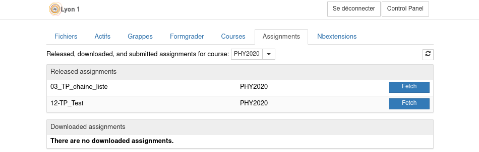 AssignmentEtudiant