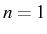 \bgroup\color{black}$ n=1$\egroup