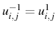 \bgroup\color{black}$ u_{i,j}^{-1}=u_{i,j}^{1}$\egroup