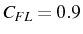 \bgroup\color{black}$ C_{FL}=0.9$\egroup