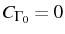 \bgroup\color{black}$ C_{\Gamma_{0}}=0$\egroup