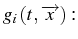 \bgroup\color{black}$ g_{i}\left(t,\overrightarrow{x}\right):$\egroup