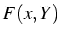 $F(x,Y)$