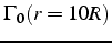 $\Gamma_{0}(r=10R)$