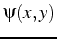 $\psi(x,y)$