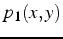 $p_{1}(x,y)$