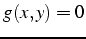 $g(x,y)=0$