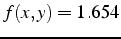 $f(x,y)=1.654$