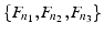 $\{ F_{n_{1}},F_{n_{2}},F_{n_{3}}\}$