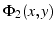 $\Phi _{2}(x,y)$