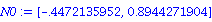 N0 := vector([-.4472135952, .8944271904])